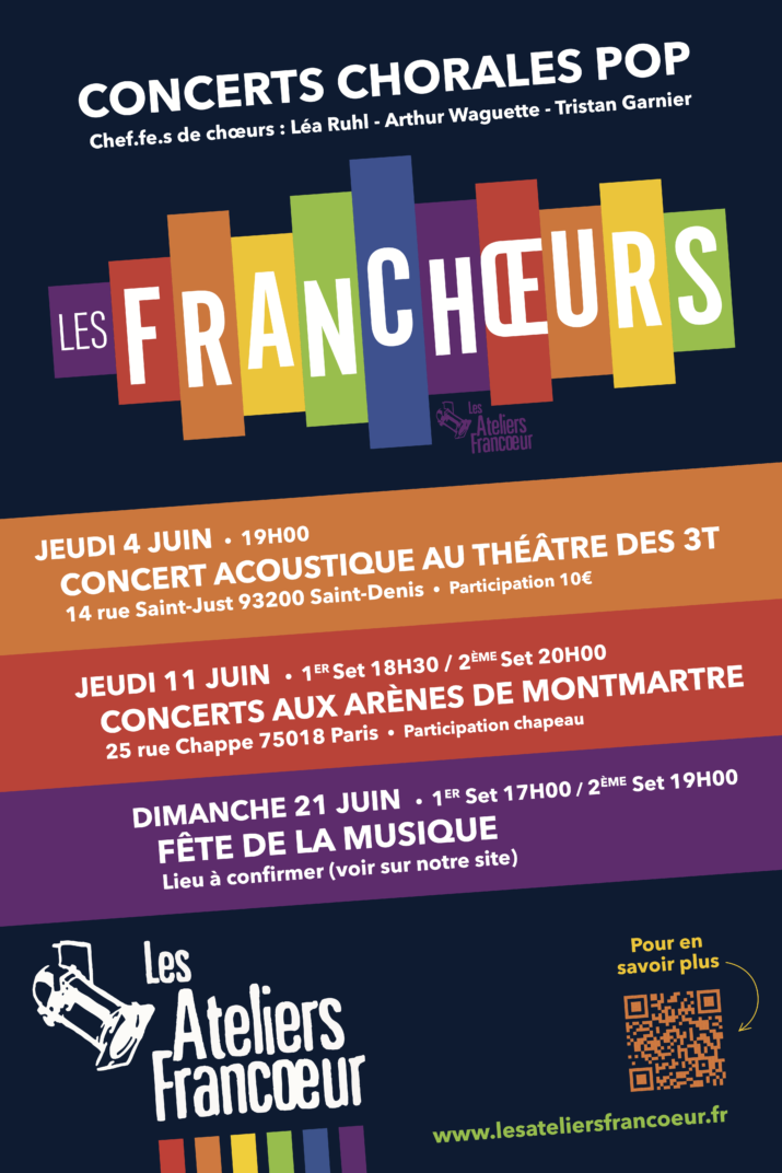 Les franchoeurs concerts juin 2026